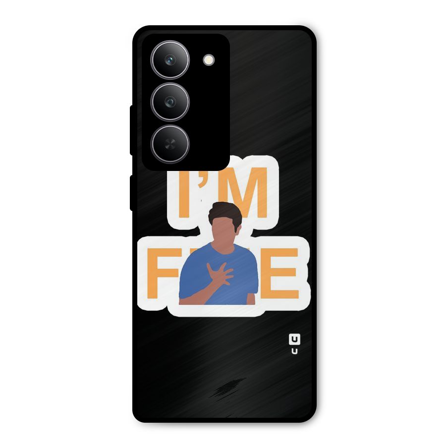 Ross is Fine Metal Back Case for Realme P3x