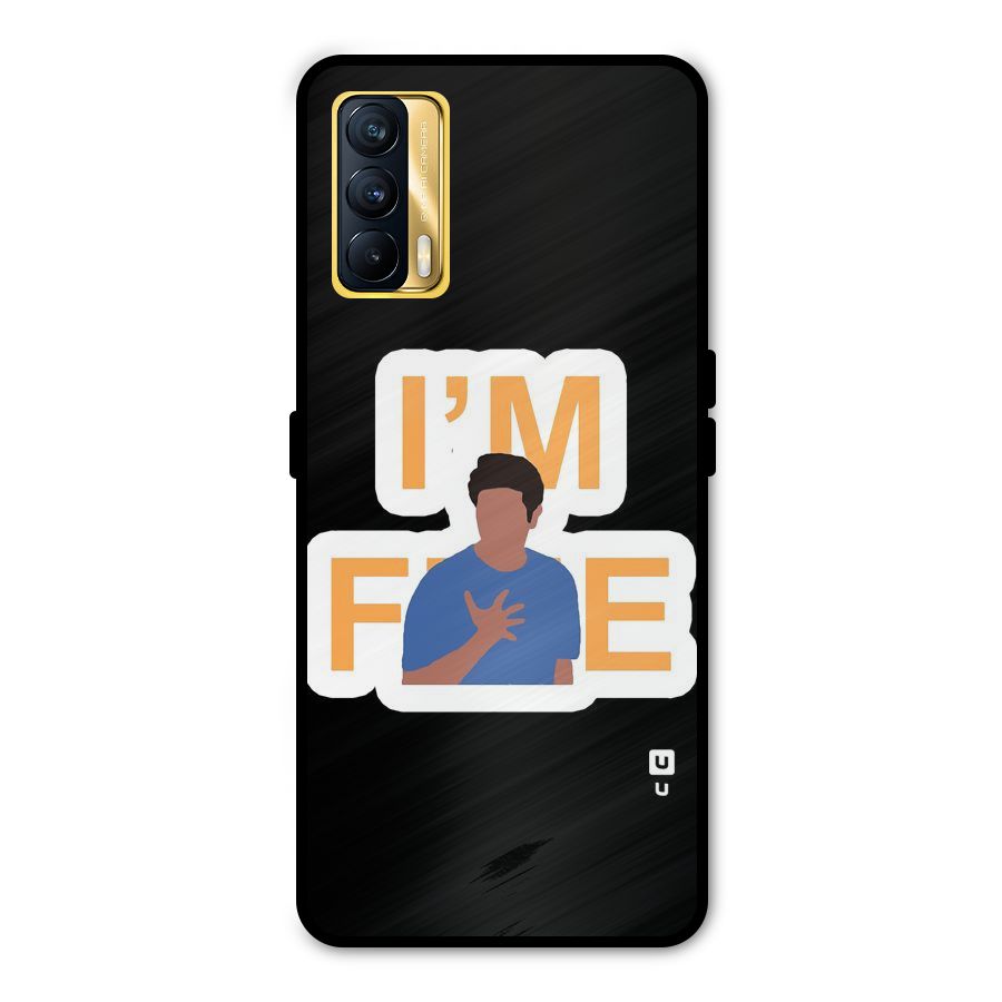 Ross is Fine Metal Back Case for Realme X7