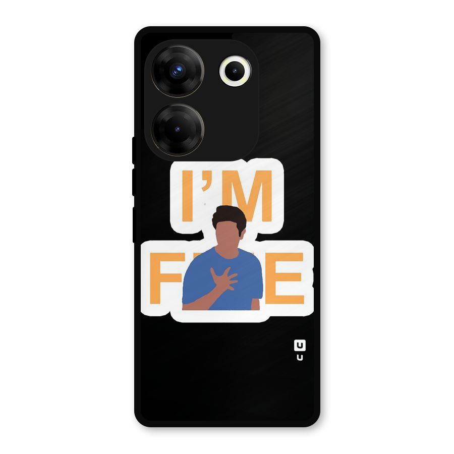 Ross is Fine Metal Back Case for Tecno Camon 20 Pro