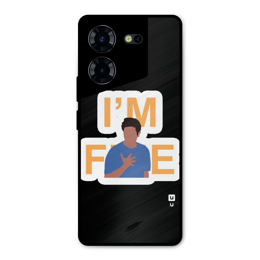 Ross is Fine Metal Back Case for Tecno Pova 5 Pro 5G