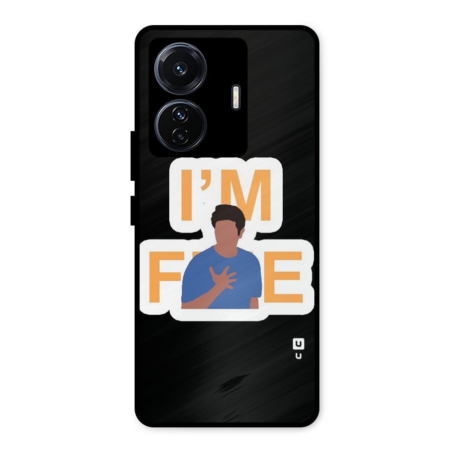 Ross is Fine Metal Back Case for Vivo T1 Pro