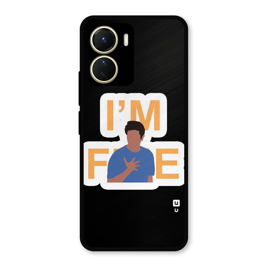 Ross is Fine Metal Back Case for Vivo T2x