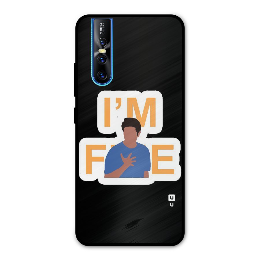 Ross is Fine Metal Back Case for Vivo V15 Pro