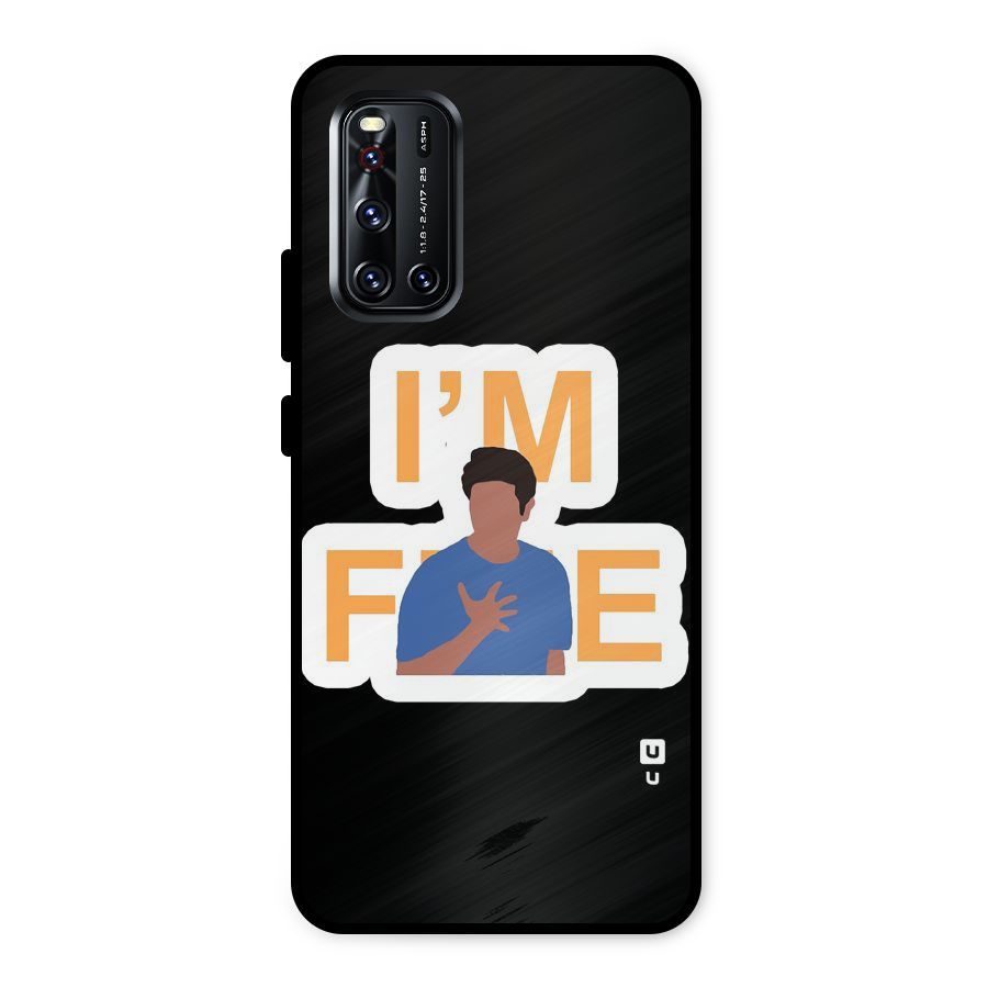 Ross is Fine Metal Back Case for Vivo V19