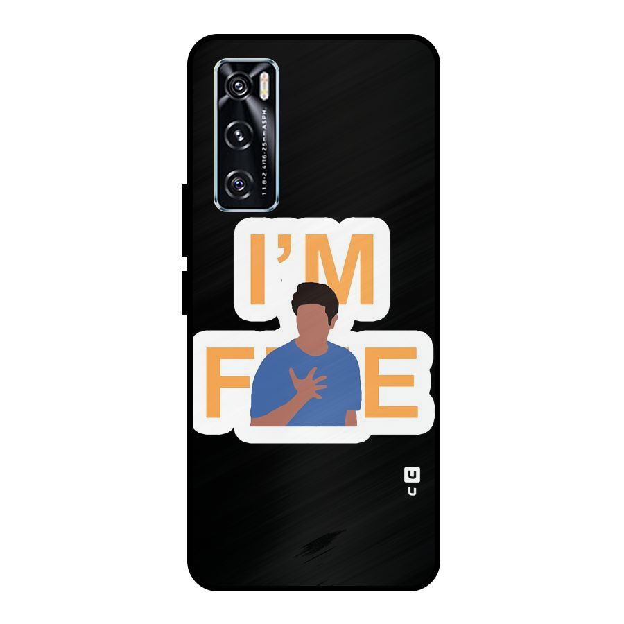Ross is Fine Metal Back Case for Vivo V20 SE