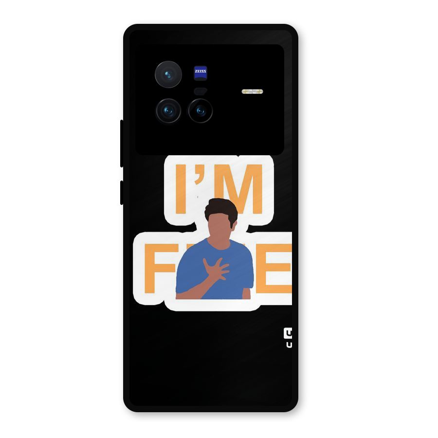 Ross is Fine Metal Back Case for Vivo X80