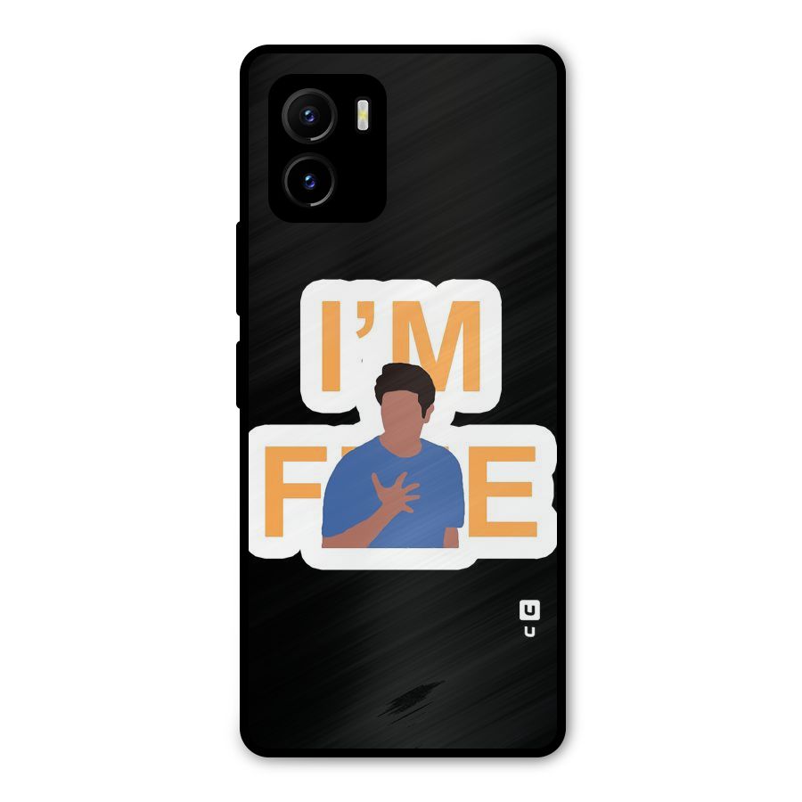 Ross is Fine Metal Back Case for Vivo Y15s