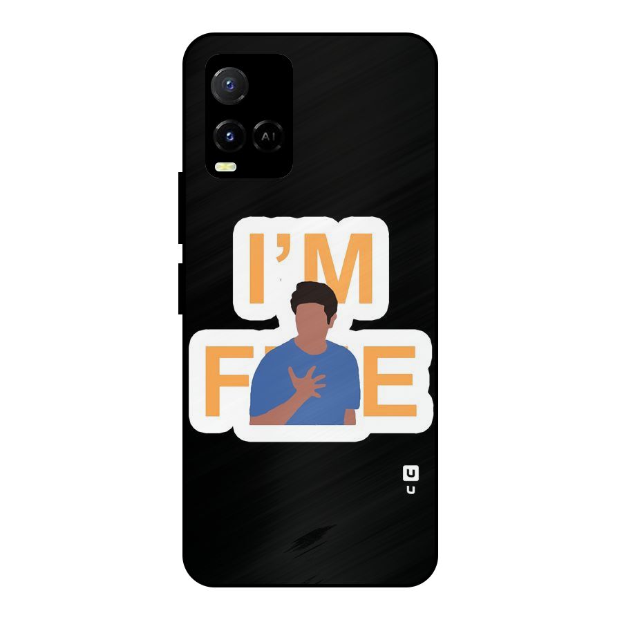 Ross is Fine Metal Back Case for Vivo Y21T