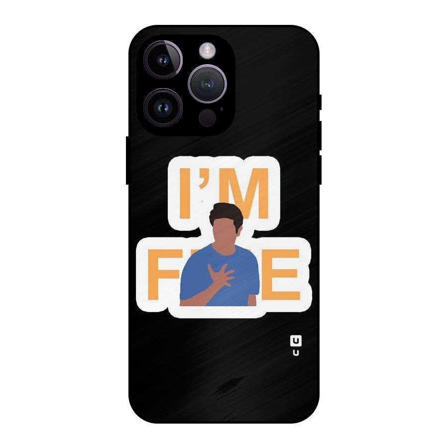 Ross is Fine Metal Back Case for iPhone 14 Pro Max