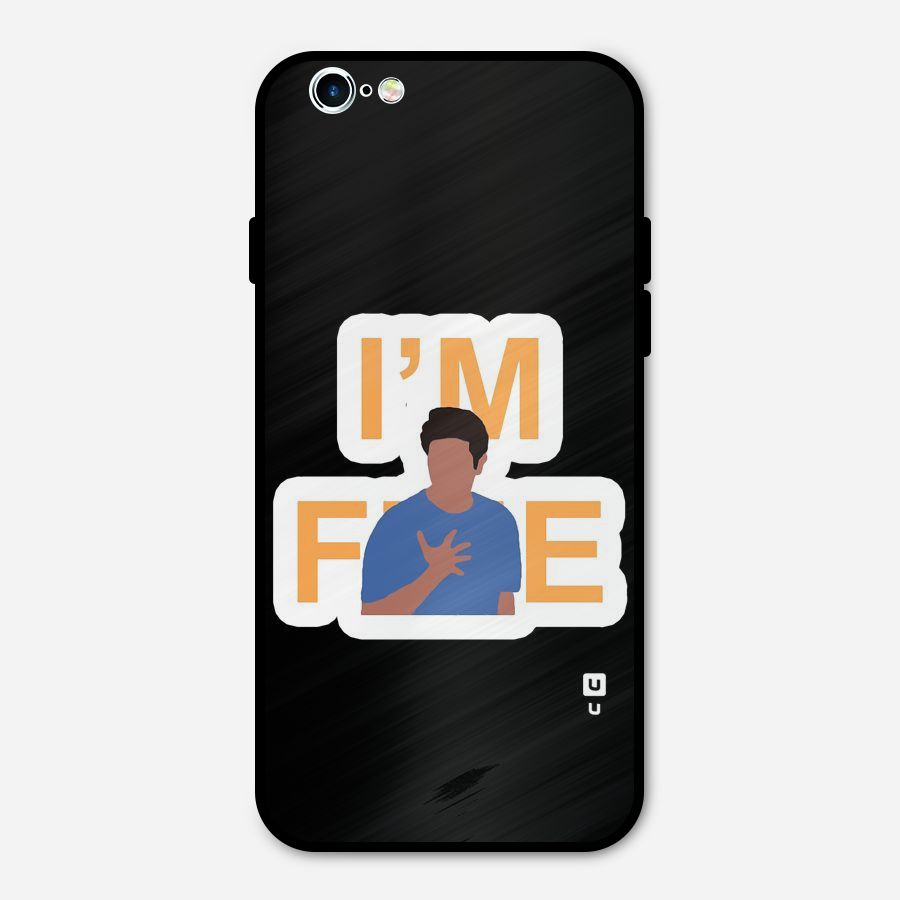 Ross is Fine Metal Back Case for iPhone 6 6s