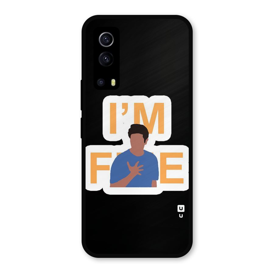 Ross is Fine Metal Back Case for iQOO Z3