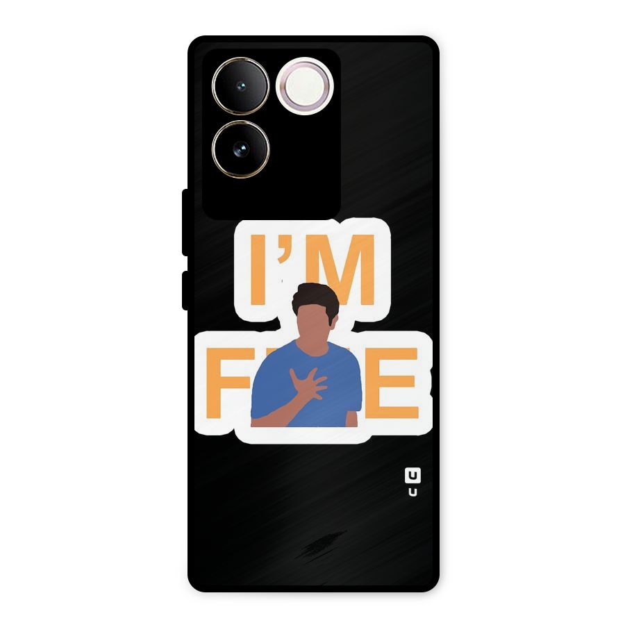 Ross is Fine Metal Back Case for iQOO Z7 Pro