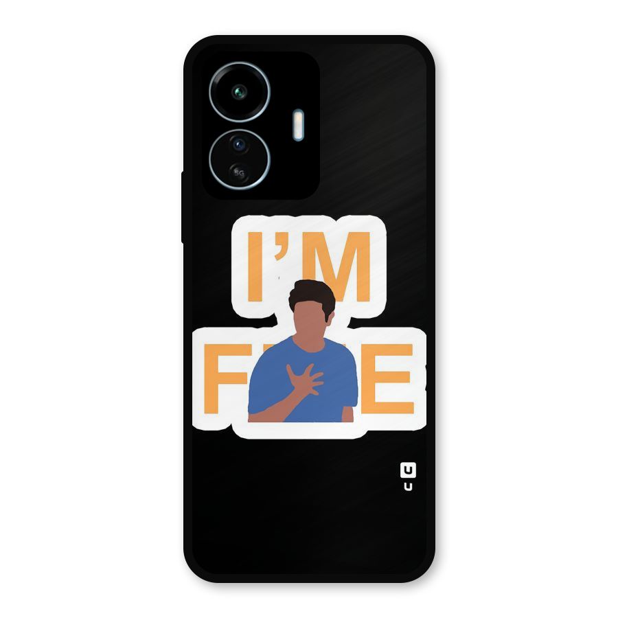 Ross is Fine Metal Back Case for vivo iQOO Z6 Lite 5G