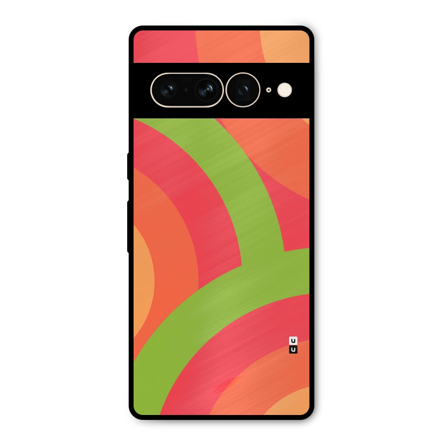 Rounded Shapes Metal Back Case for Google Pixel 7 Pro