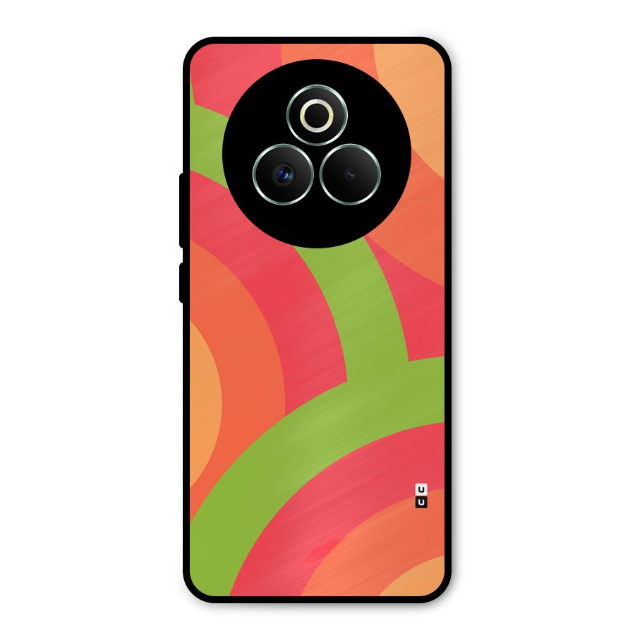 Rounded Shapes Metal Back Case for Realme P3 Pro