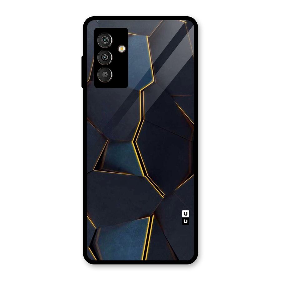 Royal Abstract Glass Back Case for Galaxy M13