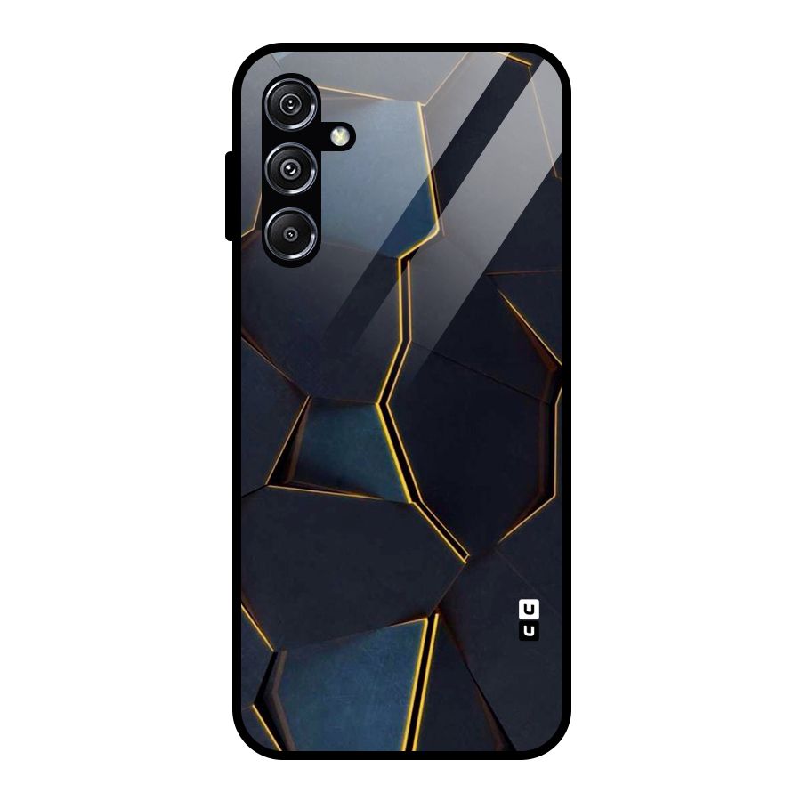 Royal Abstract Glass Back Case for Galaxy M34 5G