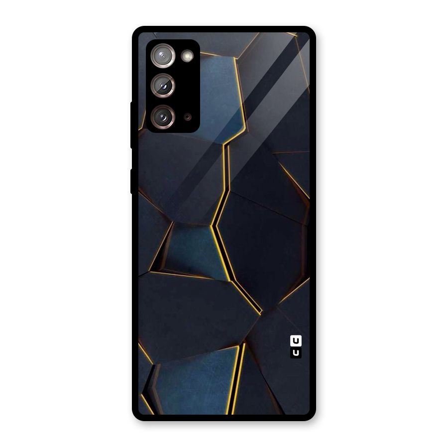 Royal Abstract Glass Back Case for Galaxy Note 20