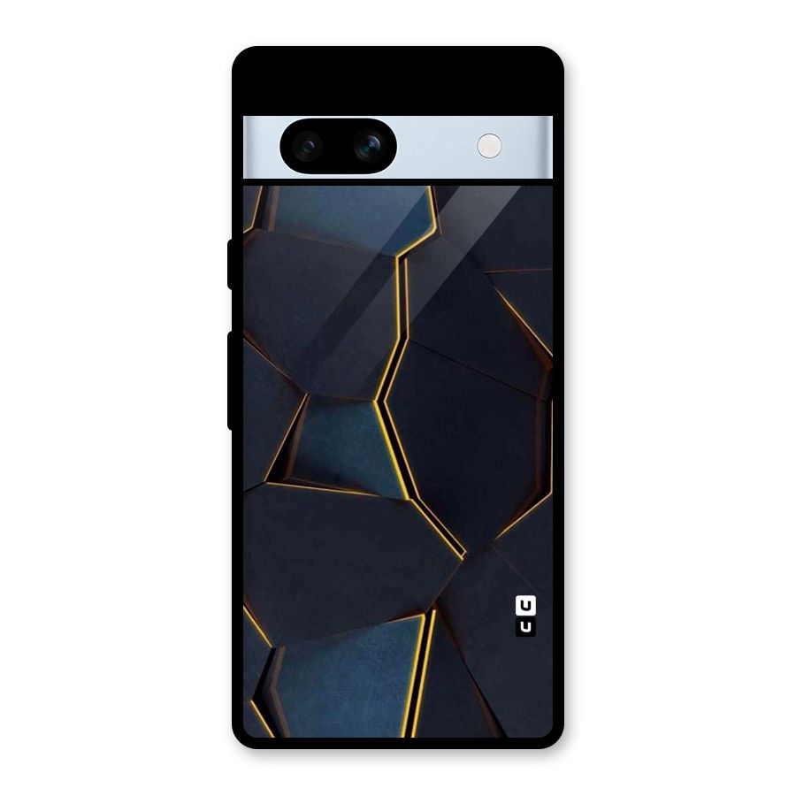 Royal Abstract Glass Back Case for Google Pixel 7a