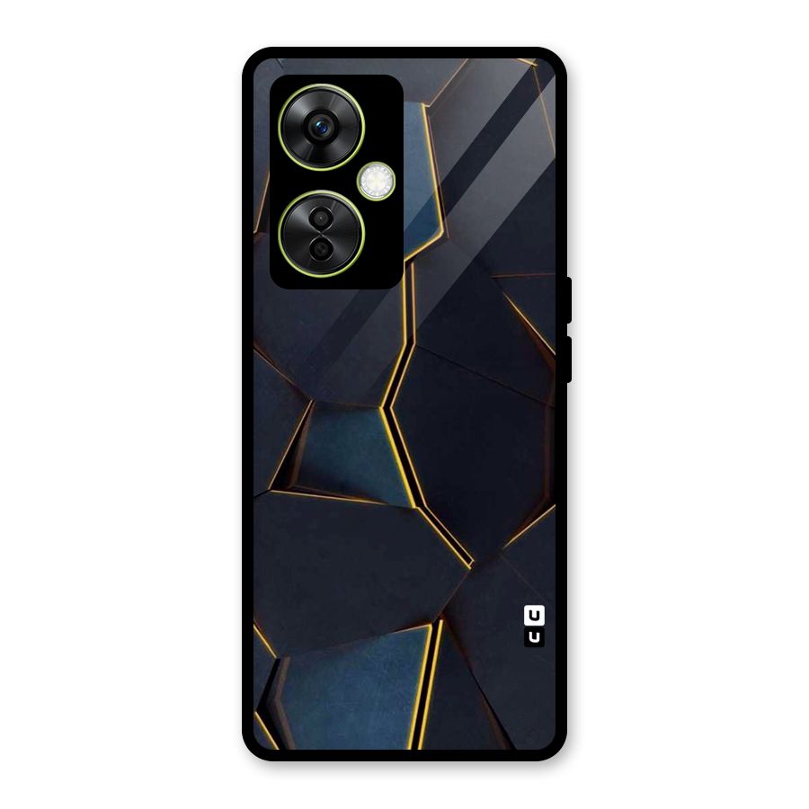 Royal Abstract Glass Back Case for OnePlus Nord CE 3 Lite