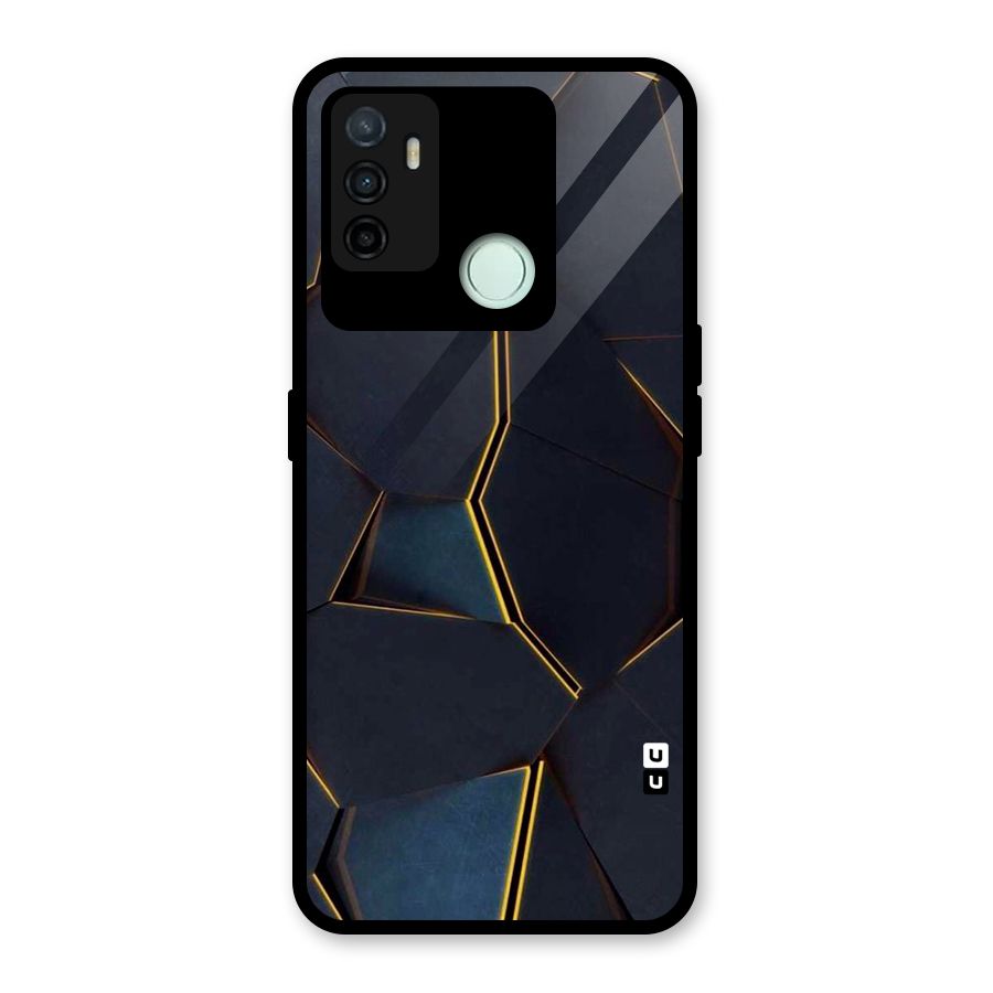 Royal Abstract Glass Back Case for Oppo A53