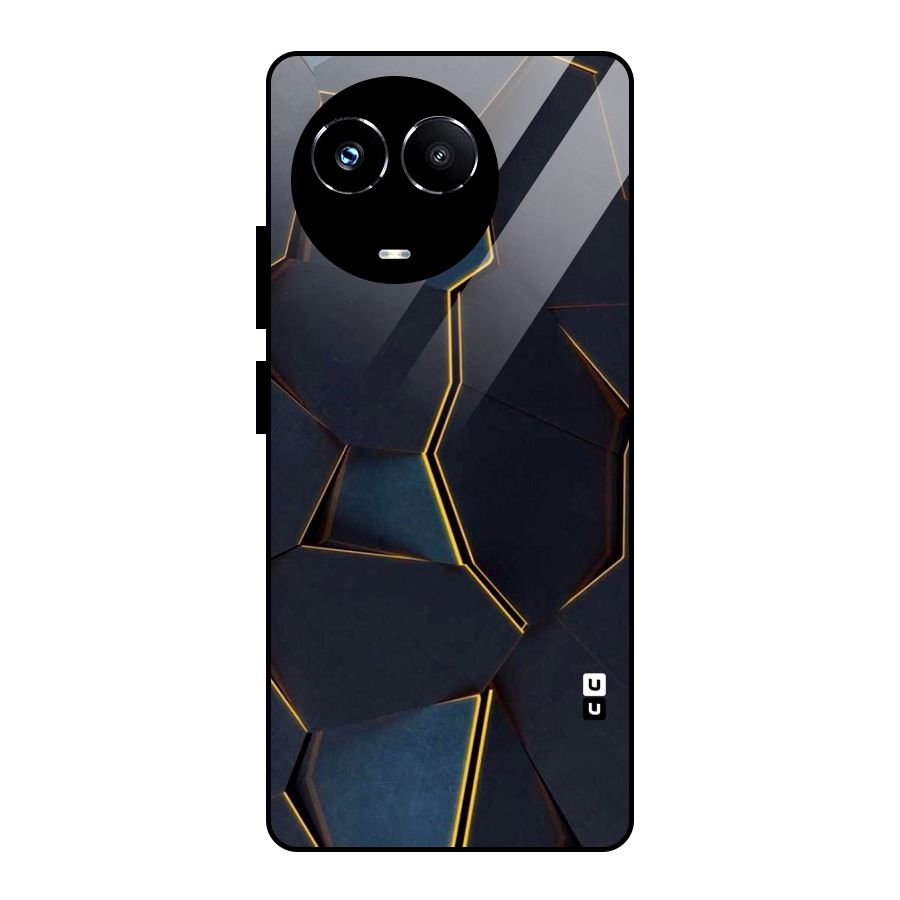 Royal Abstract Glass Back Case for Realme 11X