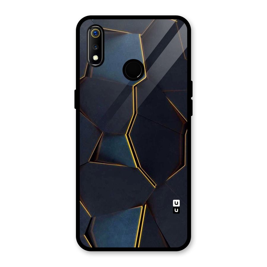 Royal Abstract Glass Back Case for Realme 3i