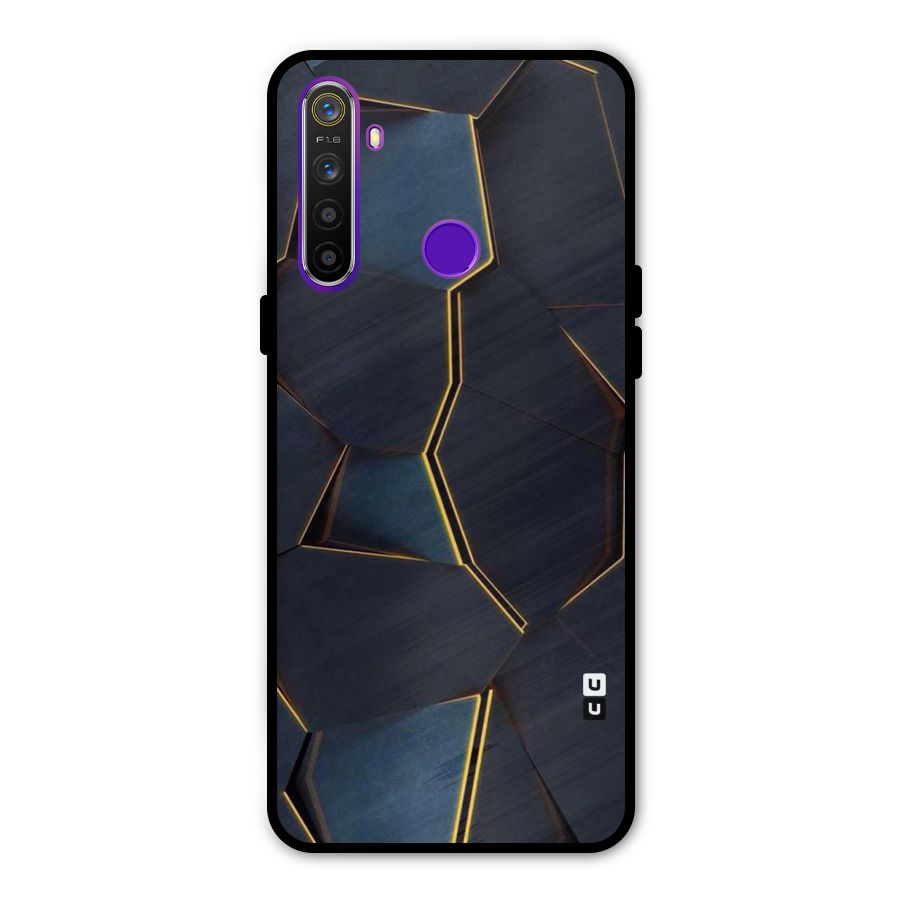Royal Abstract Glass Back Case for Realme 5s