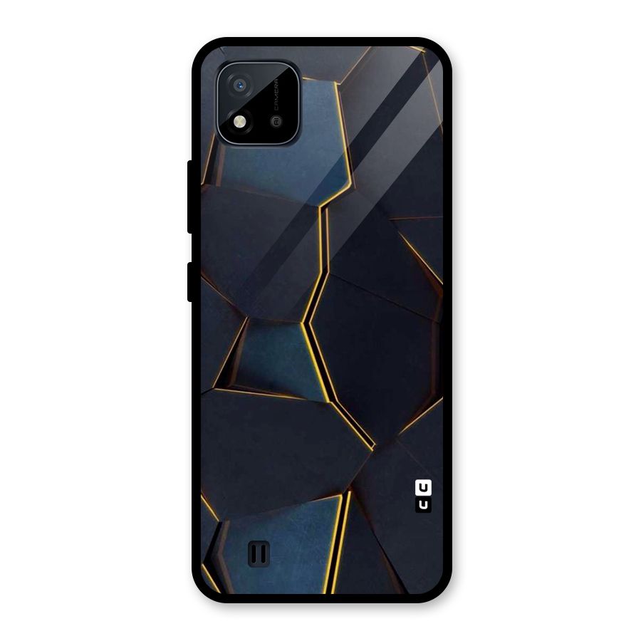 Royal Abstract Glass Back Case for Realme C11 2021