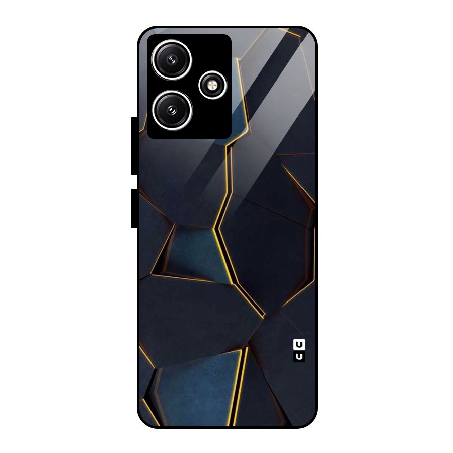 Royal Abstract Glass Back Case for Redmi 12 5G
