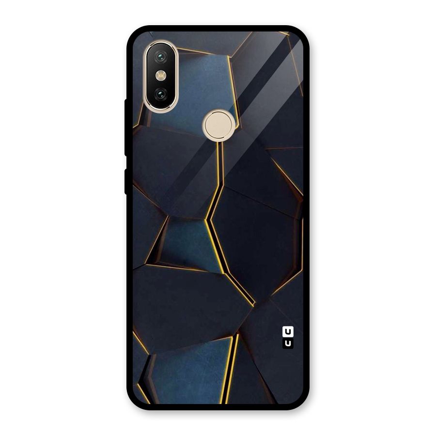 Royal Abstract Glass Back Case for Redmi A2