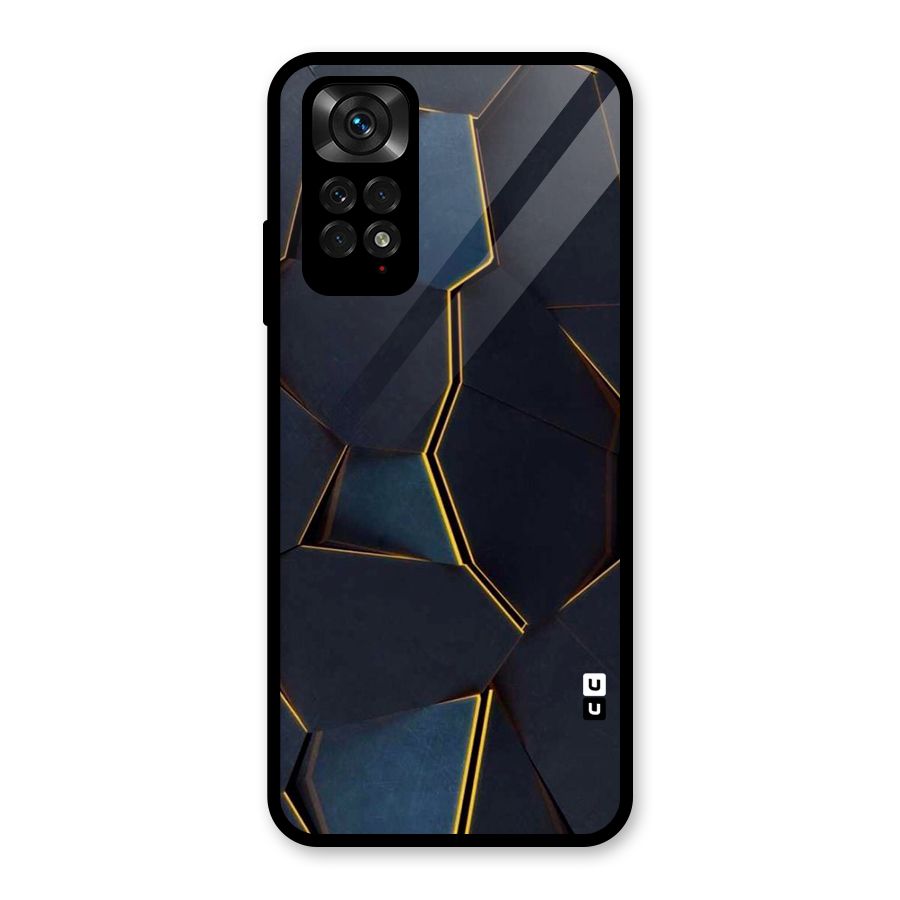 Royal Abstract Glass Back Case for Redmi Note 11S