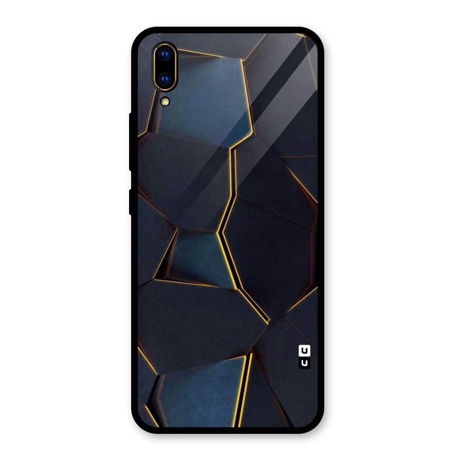 Royal Abstract Glass Back Case for Vivo V11 Pro