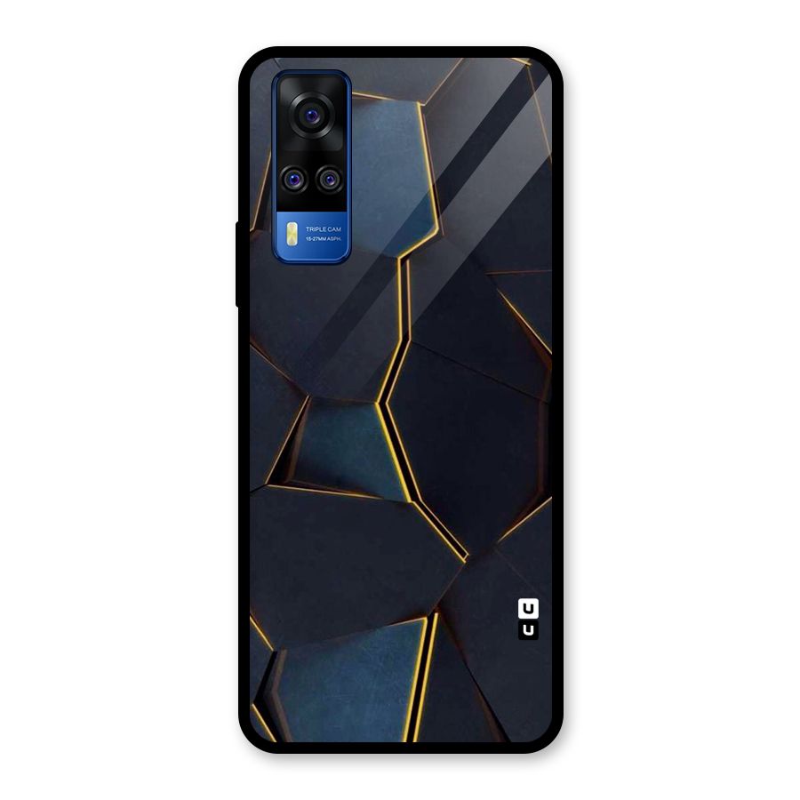 Royal Abstract Glass Back Case for Vivo Y31