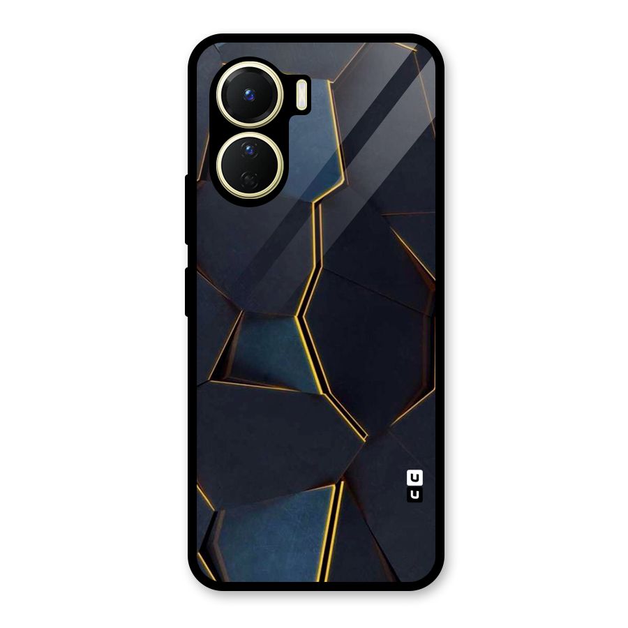 Royal Abstract Glass Back Case for Vivo Y56