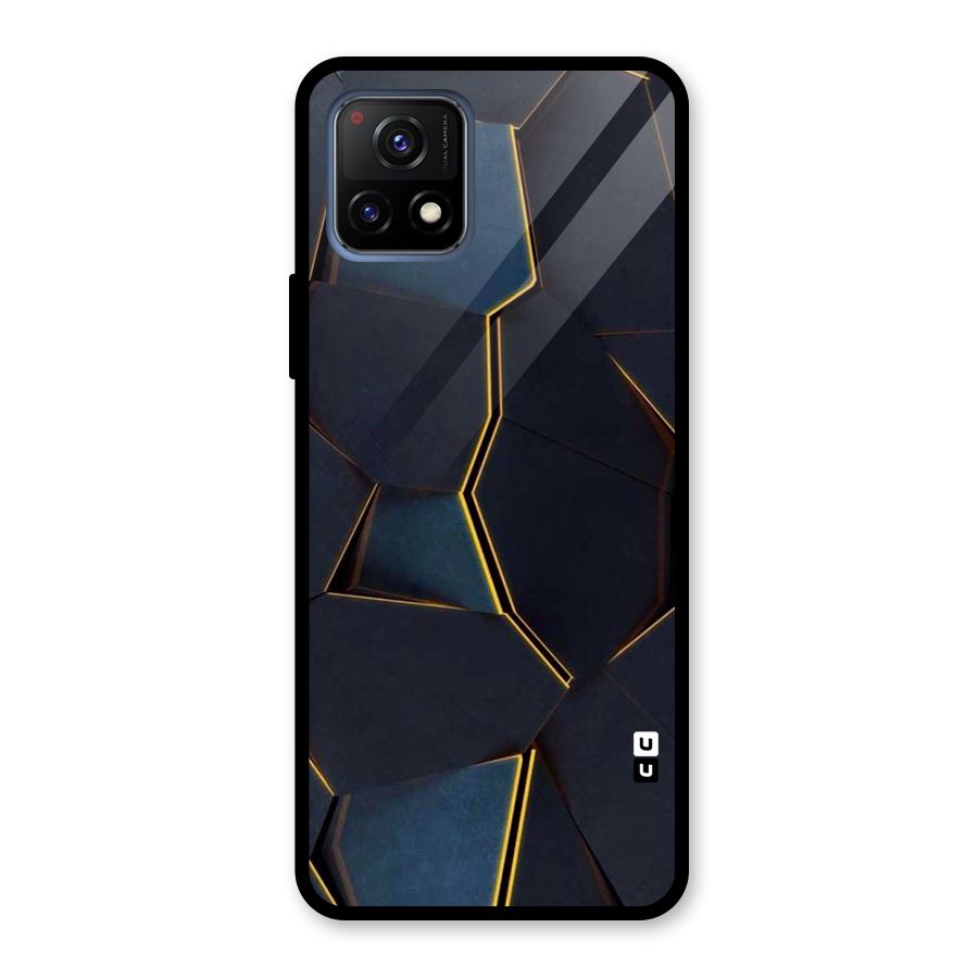 Royal Abstract Glass Back Case for Vivo Y72 5G