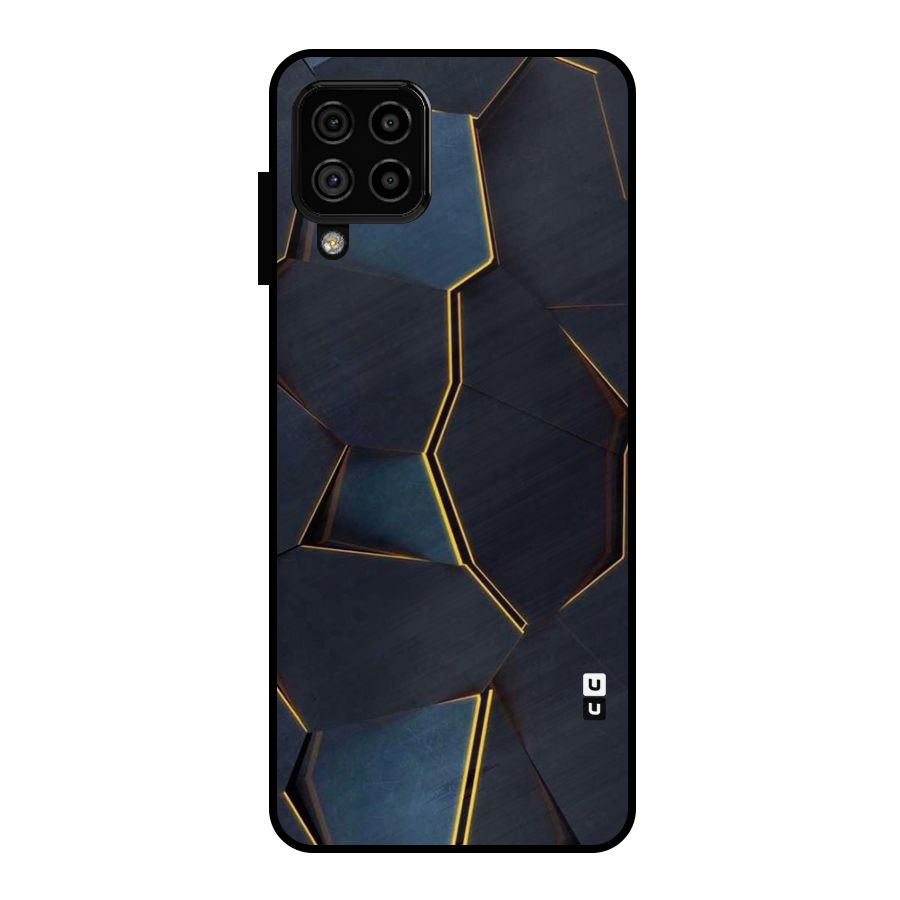 Royal Abstract Metal Back Case for Galaxy A22 4G
