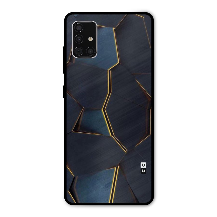 Royal Abstract Metal Back Case for Galaxy A51