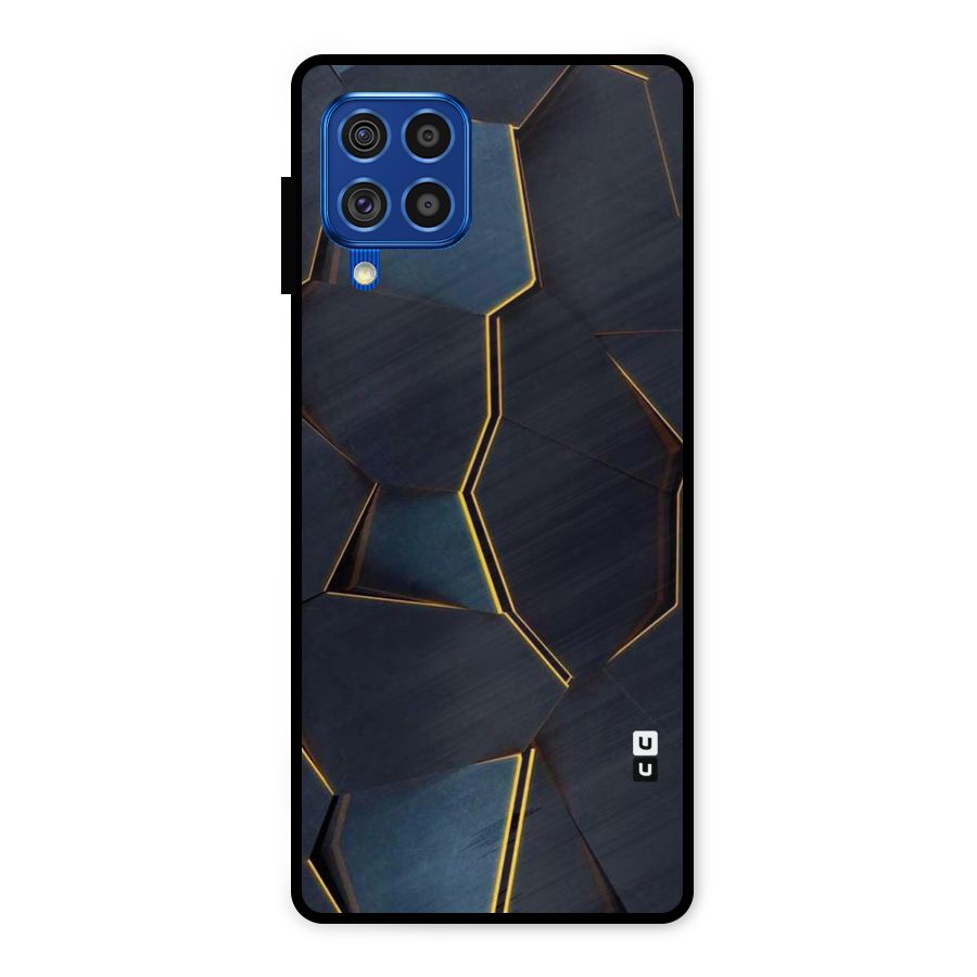 Royal Abstract Metal Back Case for Galaxy F62