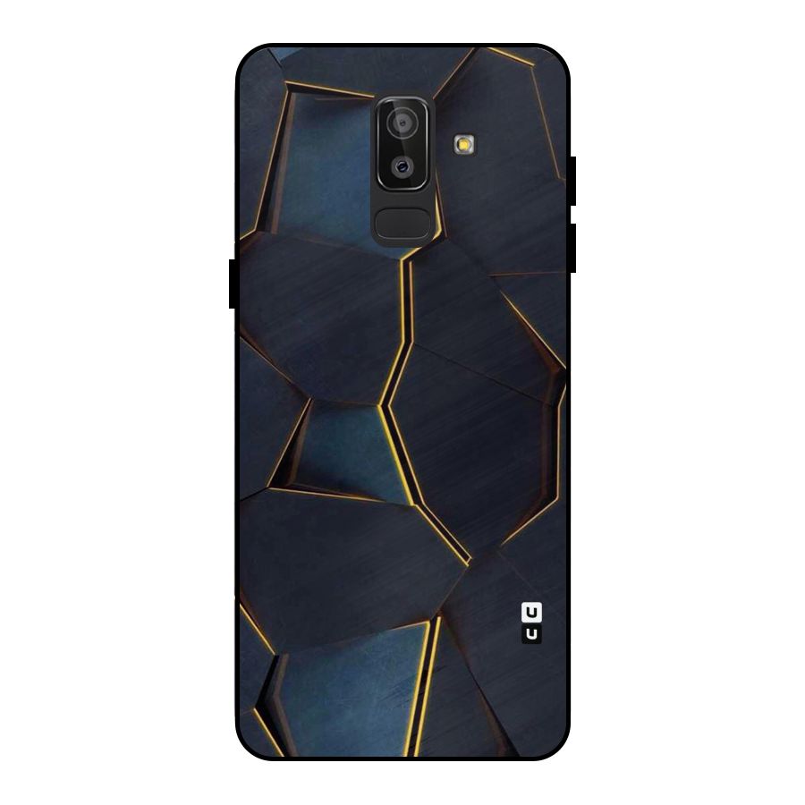 Royal Abstract Metal Back Case for Galaxy J8
