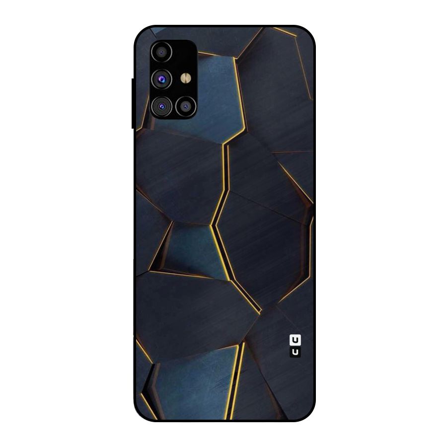 Royal Abstract Metal Back Case for Galaxy M31s