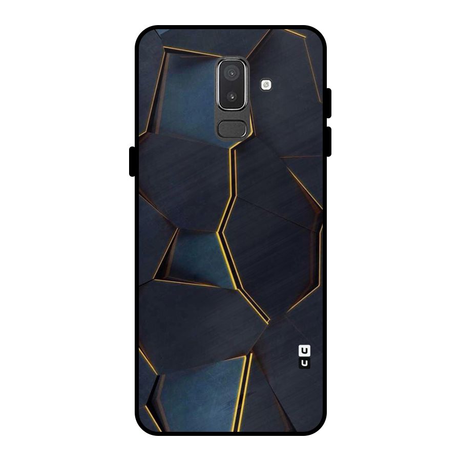 Royal Abstract Metal Back Case for Galaxy On8 (2018)