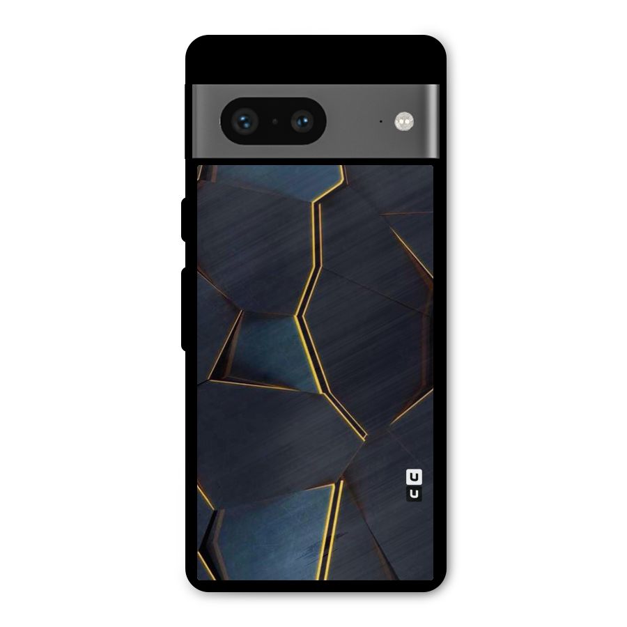 Royal Abstract Metal Back Case for Google Pixel 7