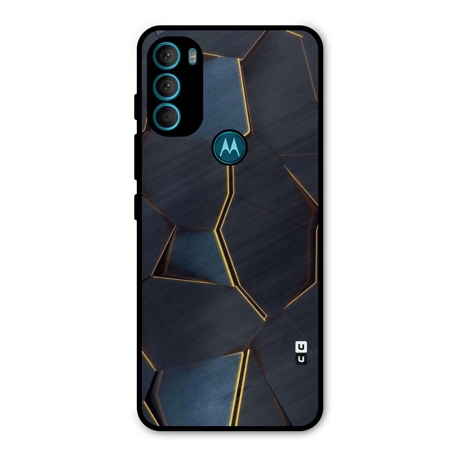 Royal Abstract Metal Back Case for Moto G71 5G