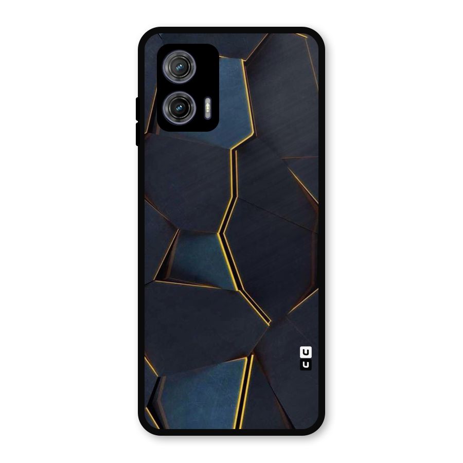 Royal Abstract Metal Back Case for Moto G73