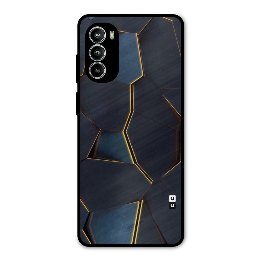 Royal Abstract Metal Back Case for Moto G82