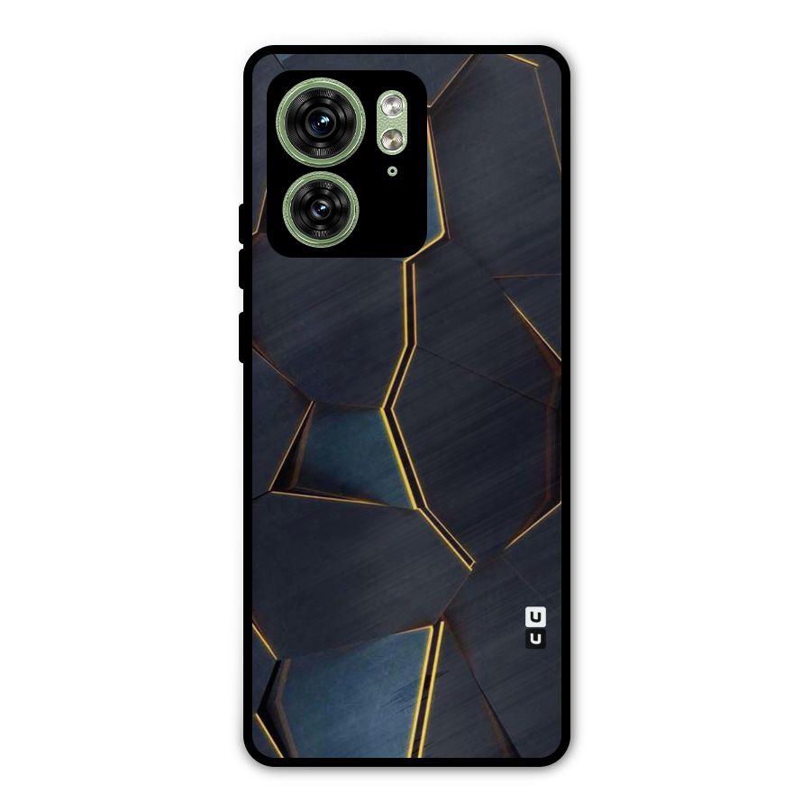 Royal Abstract Metal Back Case for Motorola Edge 40 5G