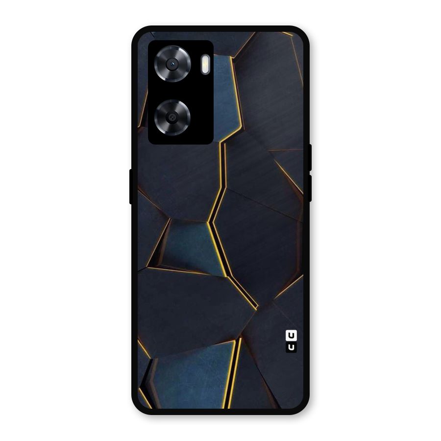 Royal Abstract Metal Back Case for Oppo A57 2022