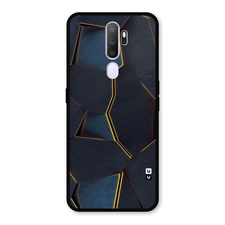 Royal Abstract Metal Back Case for Oppo A5 (2020)