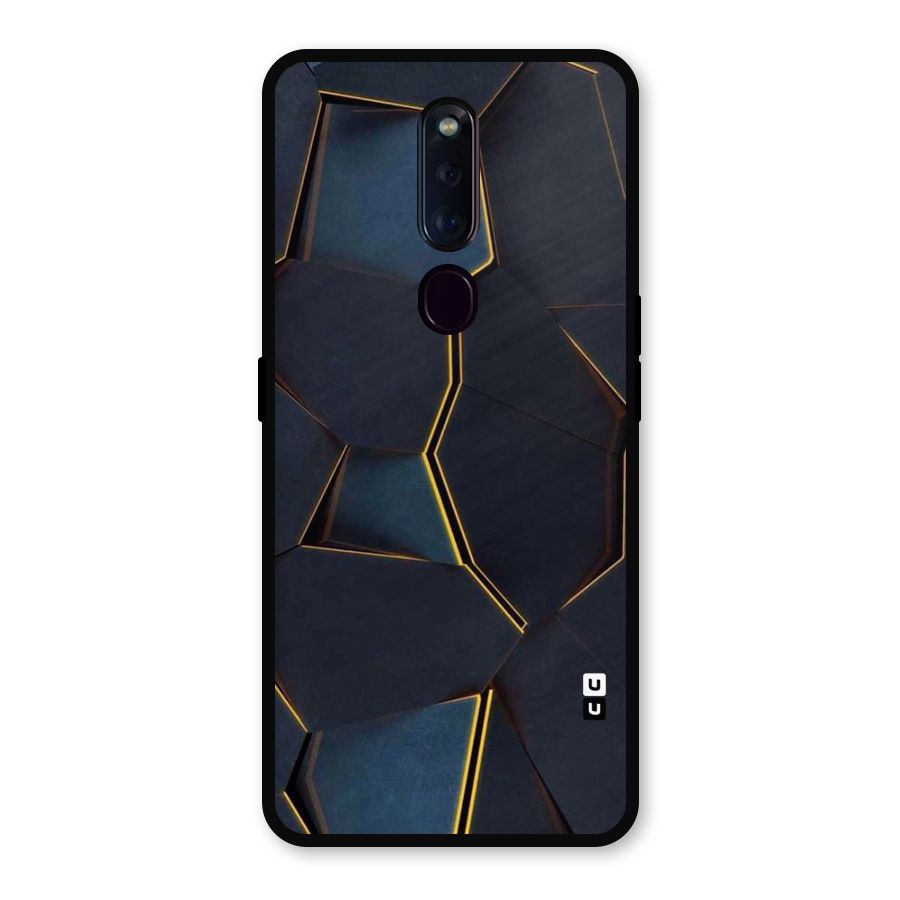 Royal Abstract Metal Back Case for Oppo F11 Pro